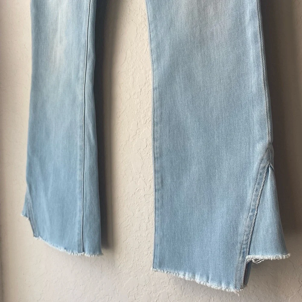 Frame Le Crop Mini Boot Denim Blue Light Wash Jeans ~ Size 24 - Picture 3 of 12